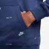 Sweat Capuche Nike Club Fleece Bleu