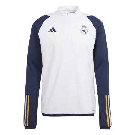 Polos Homme  Adidas Polo Real Madrid 3-Stripes Blanc / Bleu