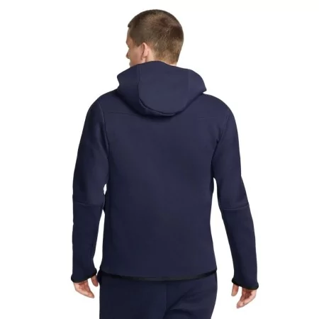 Veste PSG Nike Tech Fleece zippée à capuche Domicile 23/24 - Bleu