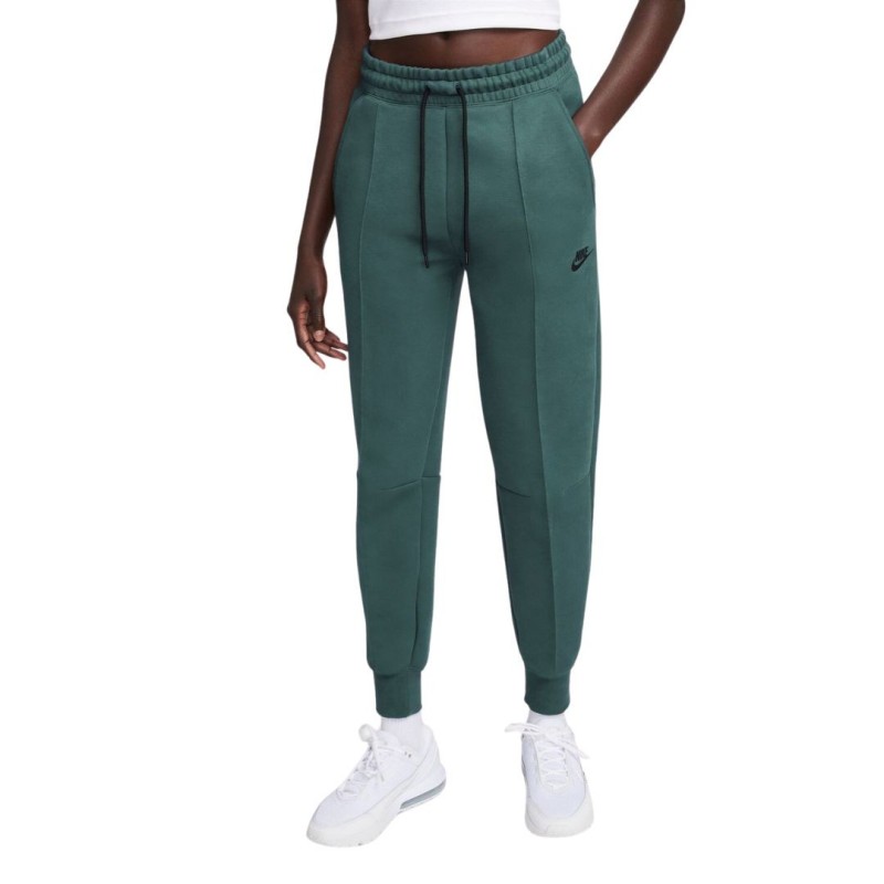 Pantalon Jogging Nike Sportswear Tech Fleece Femme Bleu Espace Foot