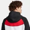 Veste Capuche Nike Tech Fleece Blanc Et Rouge