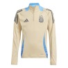 Sweat Entrainement Argentine Enfant Beige