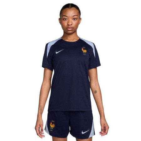 Maillot Entrainement France Femme Bleu