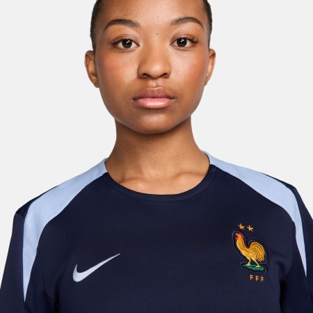 Maillot Entrainement France Femme Bleu