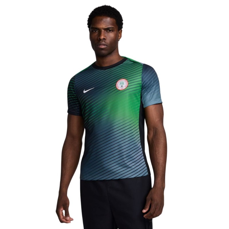 Maillot Nigeria Academy Pro Vert/Noir