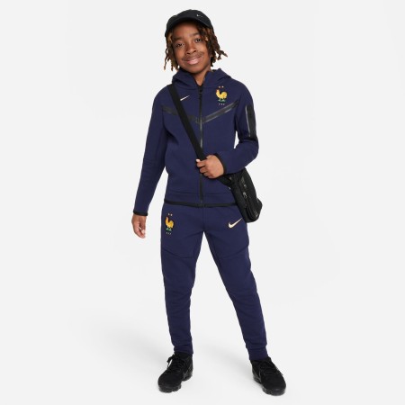 Pantalon France Tech Fleece Enfant Bleu