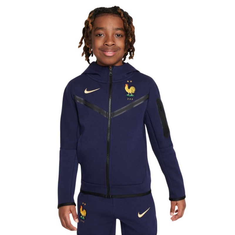 Veste France Tech Fleece Enfant Bleu