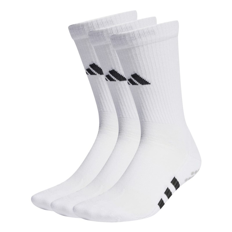 Lot 3 Paires Chaussettes Adidas Mi Mollet Blanc Espace Foot