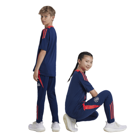 Pantalon Entrainement Manchester United Enfant Bleu