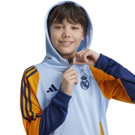 Sweat Capuche Real Madrid Enfant Bleu