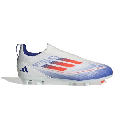 Adidas F50 League Sans Lacets Fg Mg Enfant Bleu Espace Foot