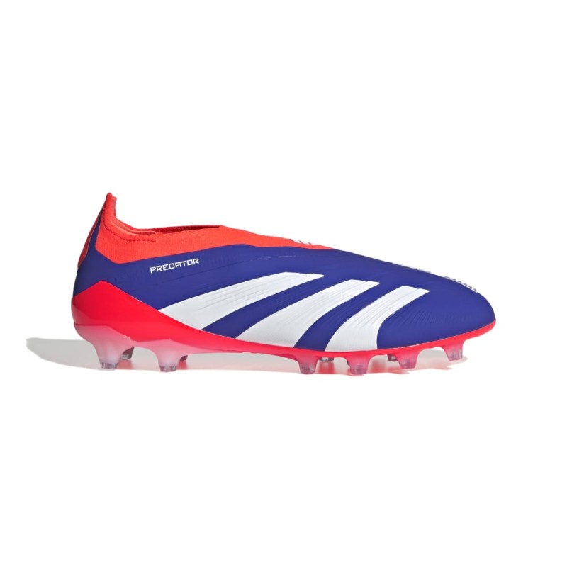 Adidas Predator Elite Sans Lacets Ag Bleu Espace Foot