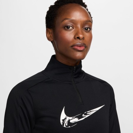 Sweat Nike One Swoosh Femme Noir