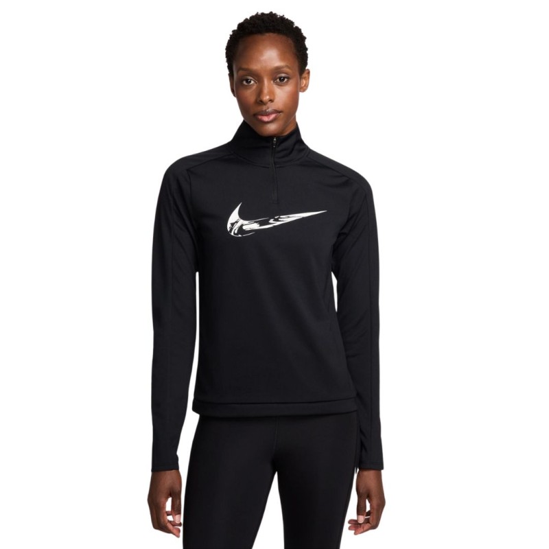 Sweat Nike One Swoosh Femme Noir Espace Foot