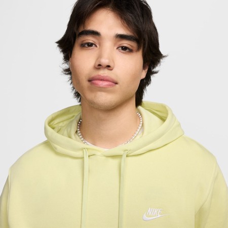 Sweat Capuche Nike Club Fleece Jaune