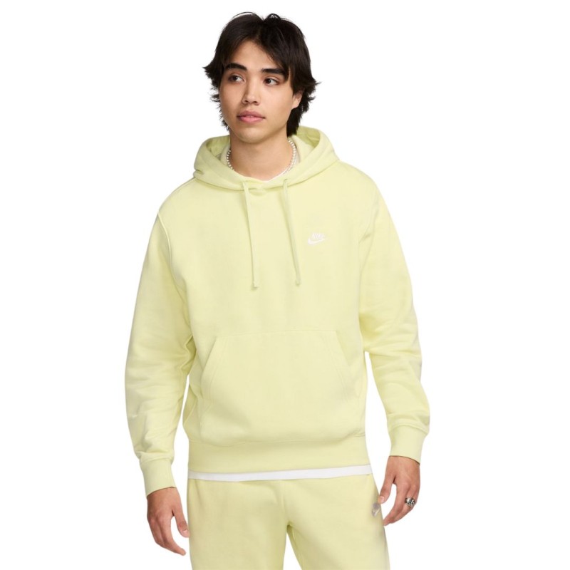 Sweat Capuche Nike Club Fleece Jaune