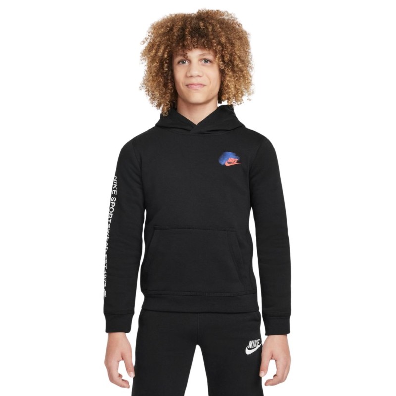 Sweat Capuche Nike Sportswear Enfant Noir