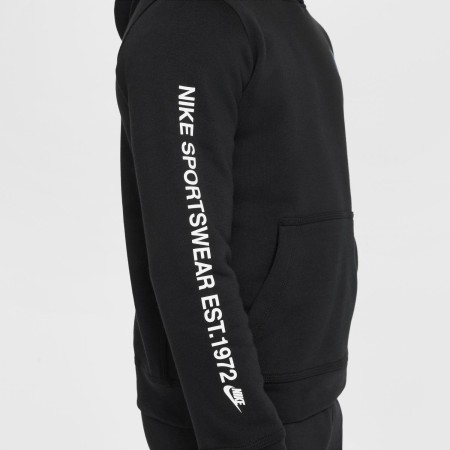 Sweat Capuche Nike Sportswear Enfant Noir