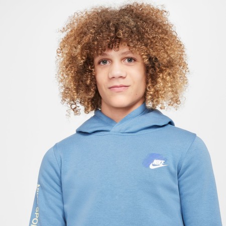 Sweat Capuche Nike Sportswear Enfant Bleu