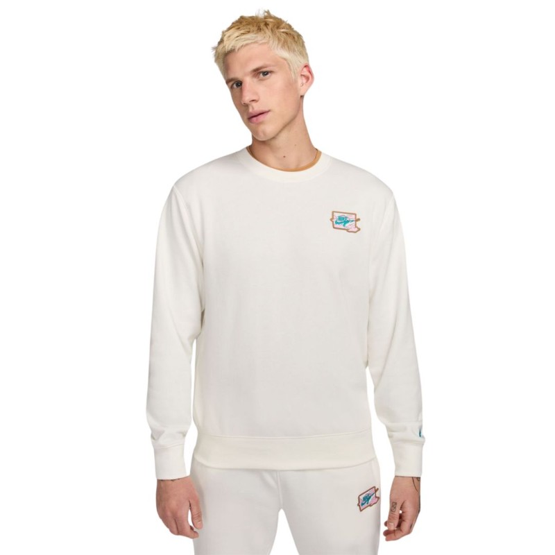 Sweat Nike Club Blanc