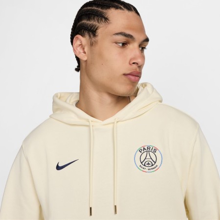 Sweat Capuche Psg Blanc