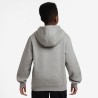 Sweat Capuche Nike Club Fleece Enfant Gris