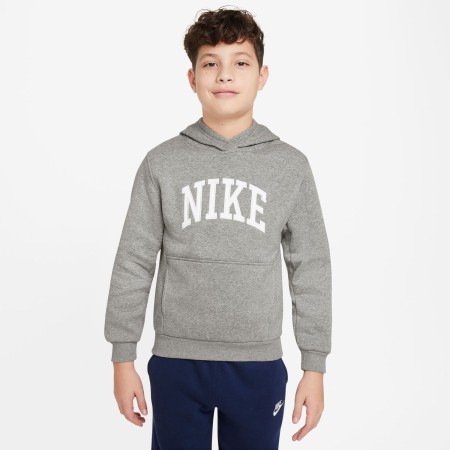 Sweat Capuche Sportswear Club Fleece Enfant Gris