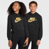 Sweat Nike Club Fleece Enfant NoirOr