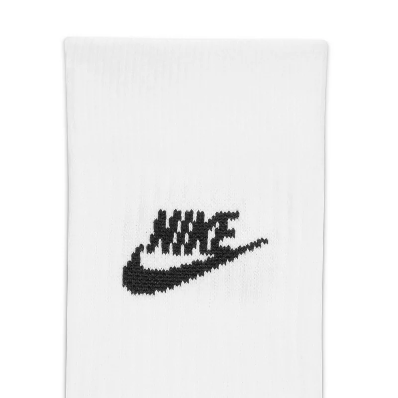 Lot De 3 Paires De Chaussettes Nike Sportswear Blanc - Espace Foot