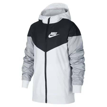 Veste Capuche Nike Sportswear Junior Blanc