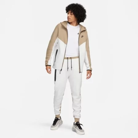 Pantalon Nike Sportswear Tech Fleece Blanc